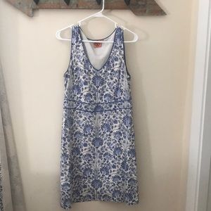Tory Burch Blue Floral Dress